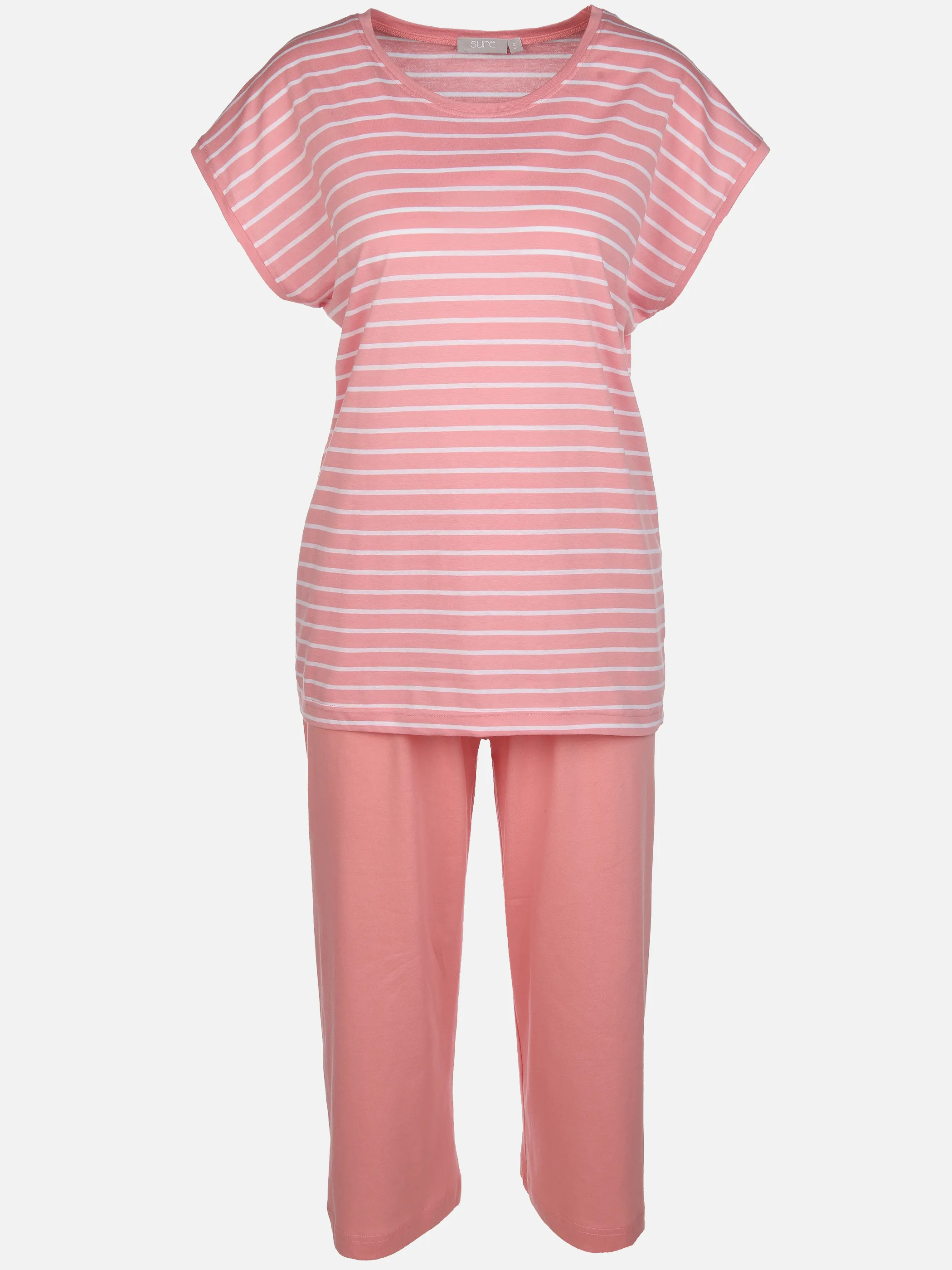 Damen Pyjama mit Streifen