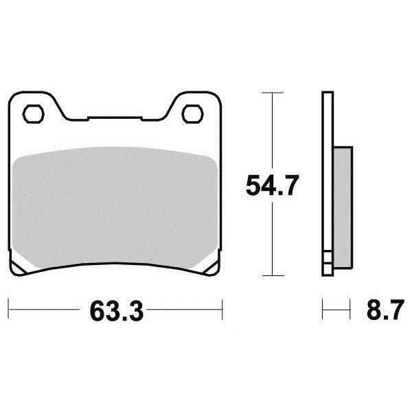 Sifam - Plaquettes de frein S1007N