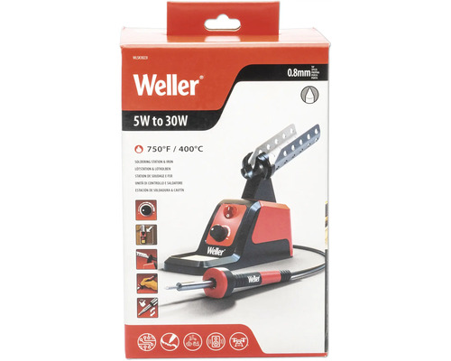 Weller WLSK3023C 5-30W soldeerstation met variabele precisie en soldeerbout met LED Halo Ring™