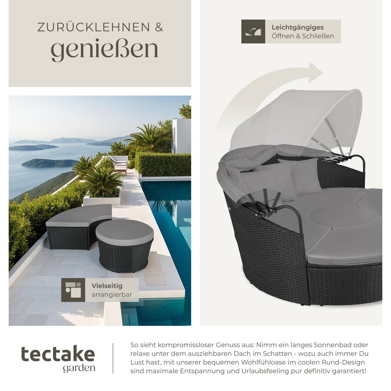 Rattan Sonneninsel Santorin