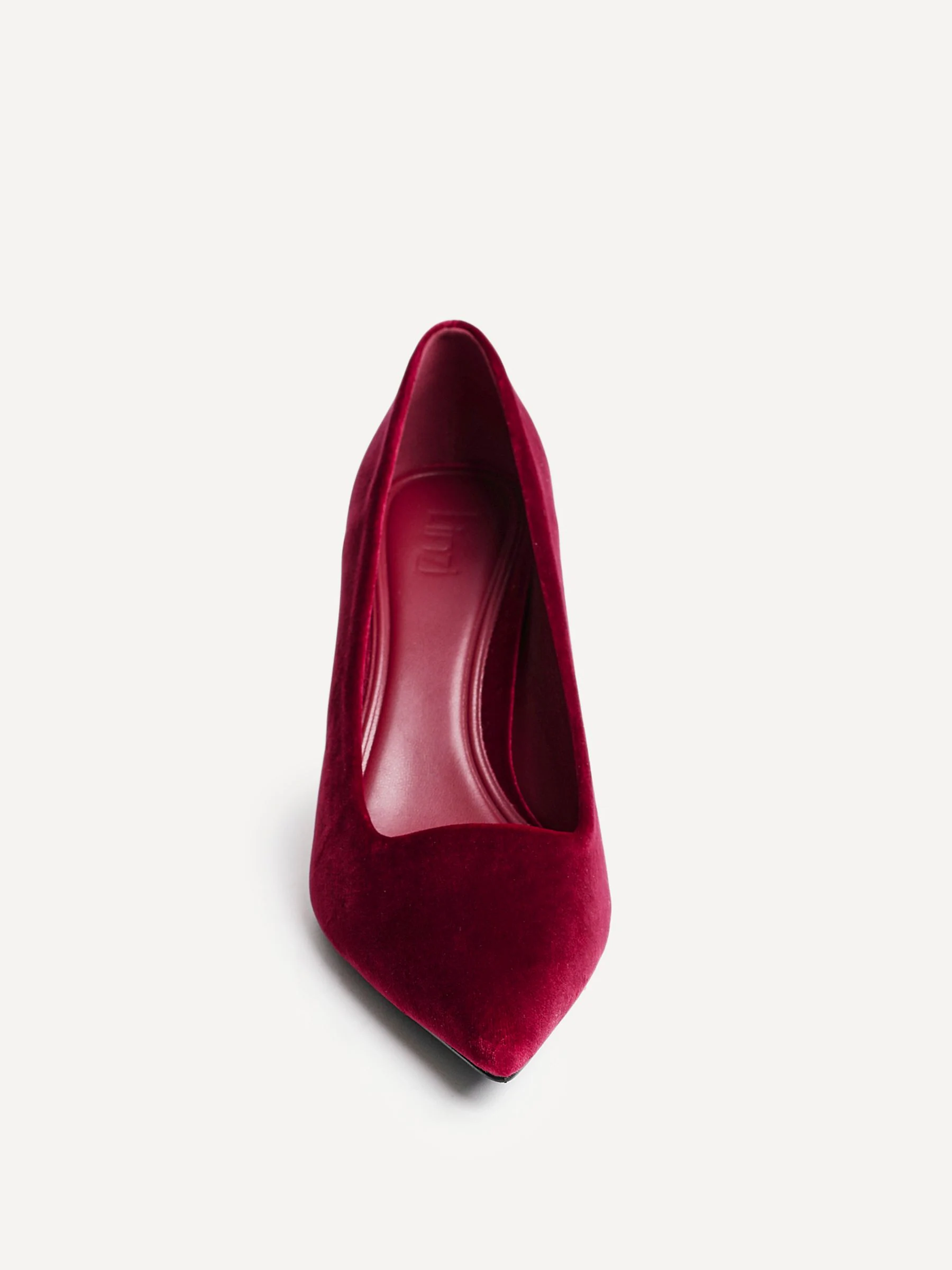 Rood - Linzi Kat Stilettohakken met gesloten hiel