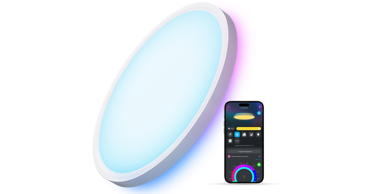 GoveeCeiling Light lamp  (Wit, Ø 30 cm)