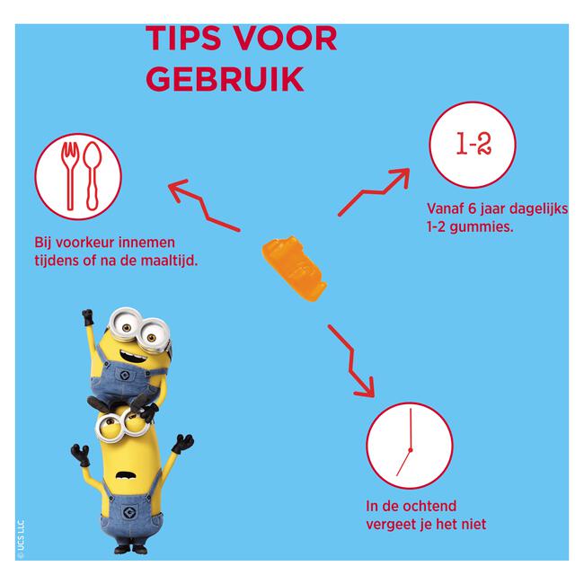 Dagravit Kids-Xtra Vitaminions 6-12 jaar 60 gummies