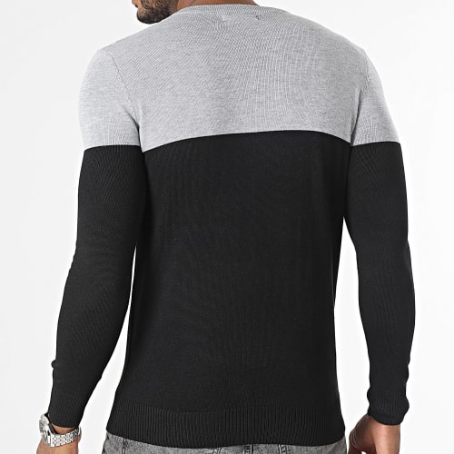 Pull Noir Gris