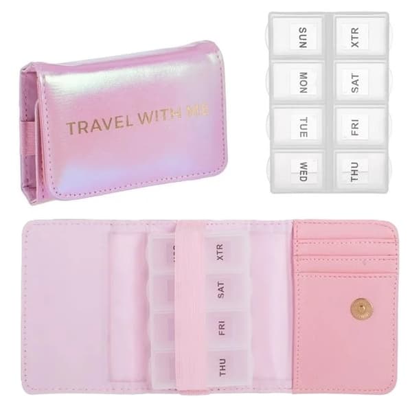 Travel With Me PILLERASK m Väska o Plats f 3st Kort