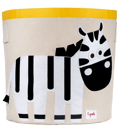3 Sprouts Aufbewahrungskorb - 44,5x43 - Zebra