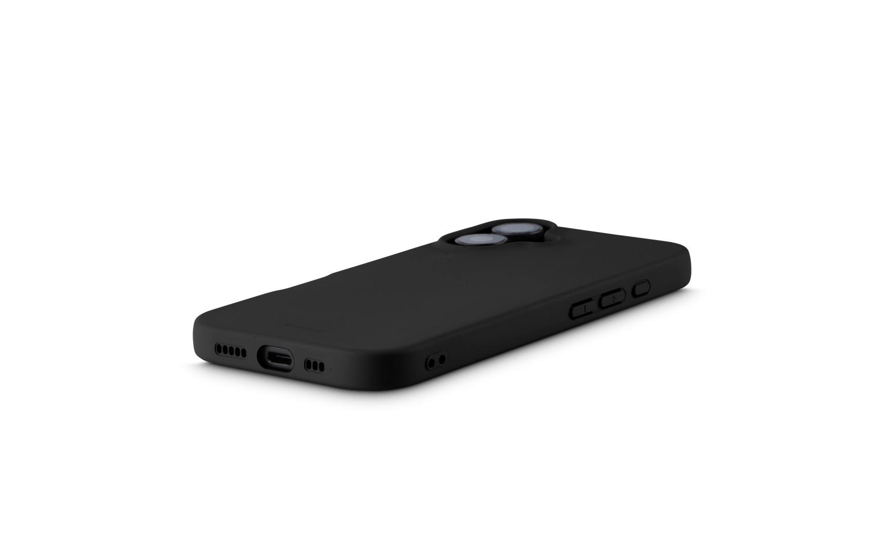 Back Cover Fantastic Feel Schwarz für iPhone 16 PlusHama Fantastic Feel Handy-Schutzhülle 17 cm (6.7