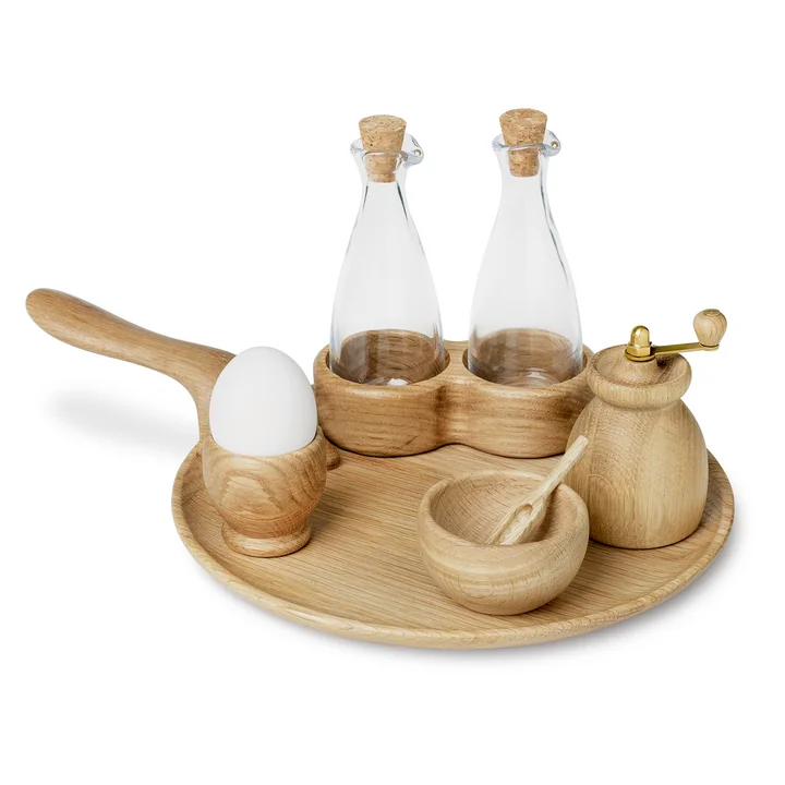 Kay Bojesen - Menageri Pfeffermühle H 9,5 cm, Eiche matt lackiert