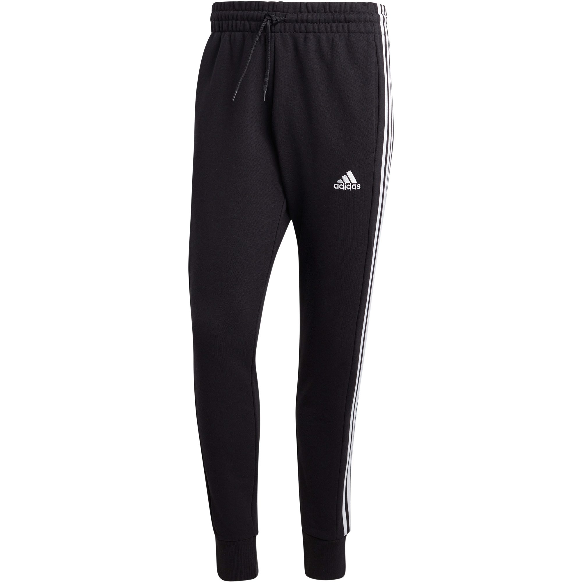 adidas Essentials French Terry Tapered Cuff 3-Streifen Jogginghose Herren schwarz