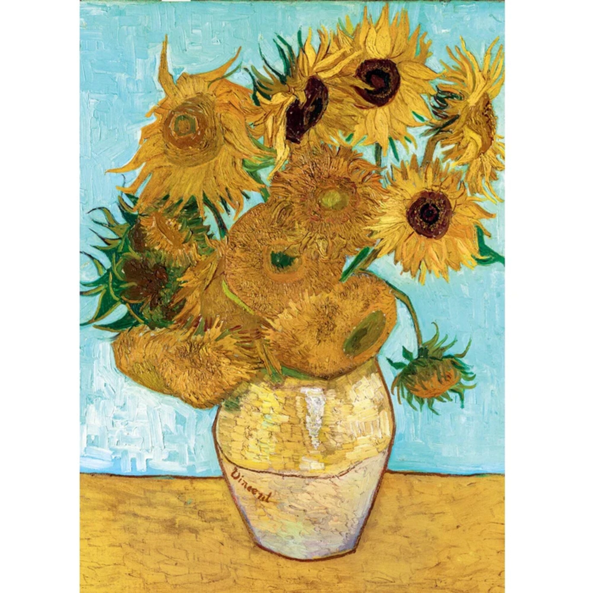 Clementoni Puzzle Museum Collection: Van Gogh - Vase mit Sonnenblumen