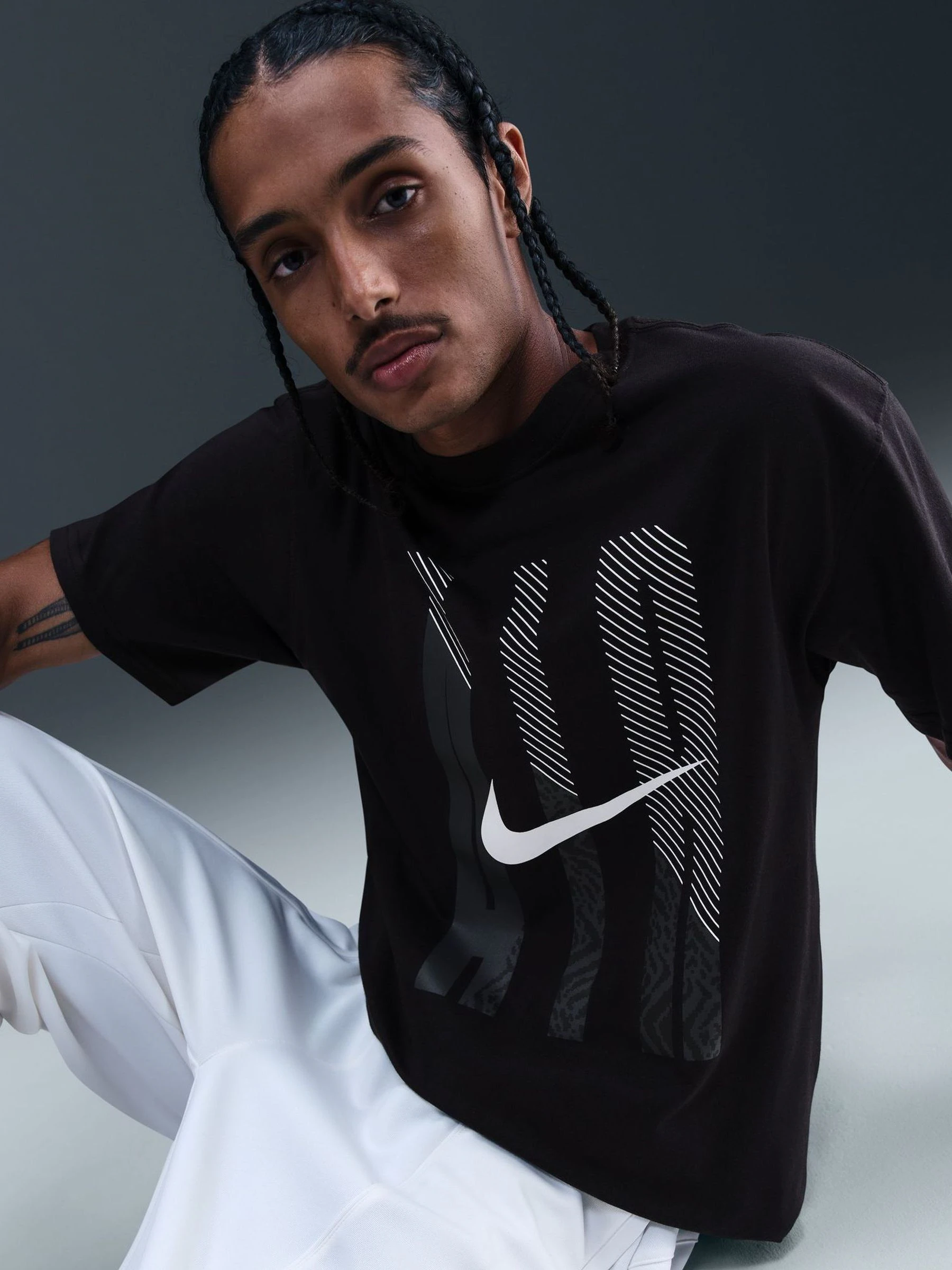 Zwart - Nike Mens Sportswear T-Shirt M90 Air HO25