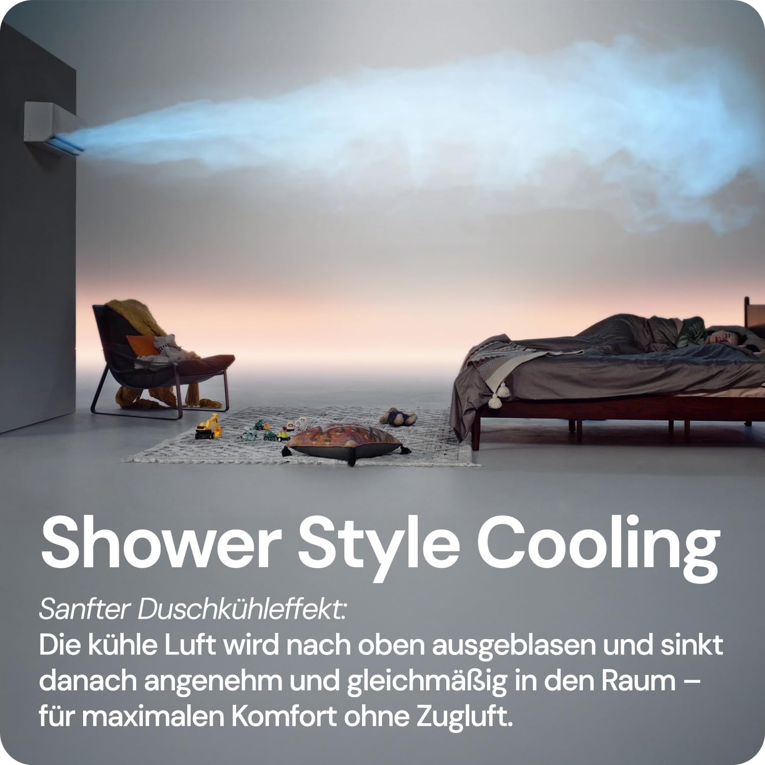 TCL BreezeIN P5 Split Klimaanlage 12000 BTU 3,4kW – Inverter AC mit WLAN, App-Steuerung, Gentle Breeze & Heizfunktion, Energieklasse A++