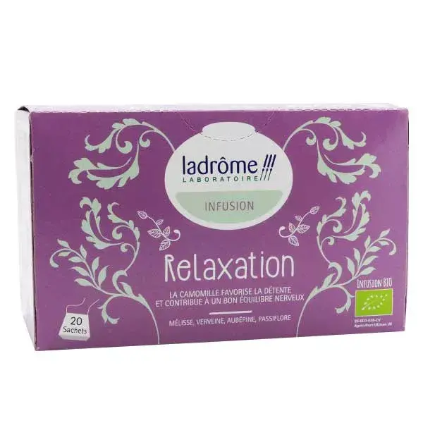 Ladrome Organic Relaxing Infusion - 20 sachês