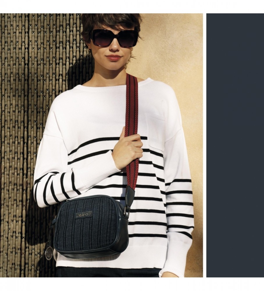 Bolsa de ombro Lois 313286 azul marinho - 22x16x6,5cm -