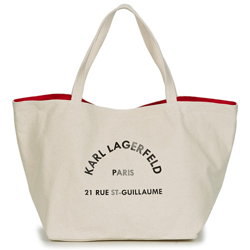 Karl Lagerfeld - RUE ST GUILLAUE CANVAS TOTE Crudo