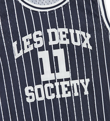 Les Deux Tanktop - Silas Mesh - Dark Navy/Light Ivory