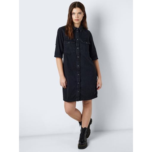 Noisy May New Signe Denimkjole, Black, XS