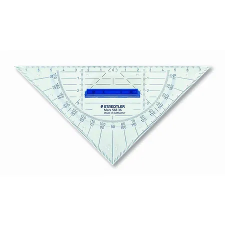 STAEDTLER® 568 36 Mars Geometriedreieck, 16cm, Plexiglas, glasklar