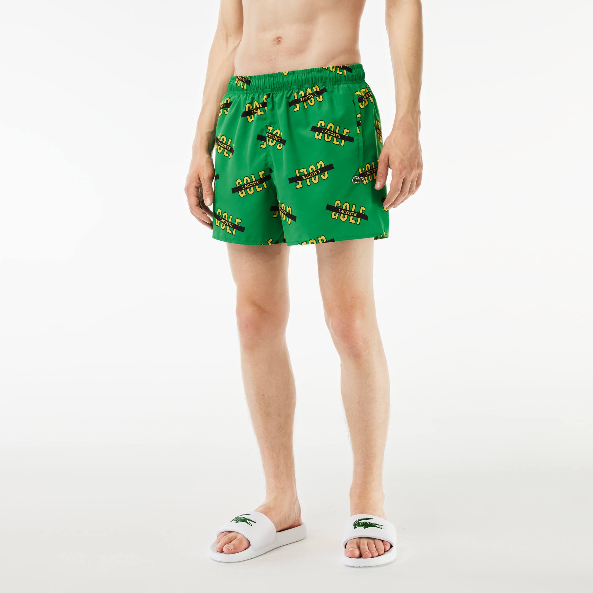 Maillot de bain avec imprimé Lacoste Maillots de bain - Vert - Lacoste - Homme