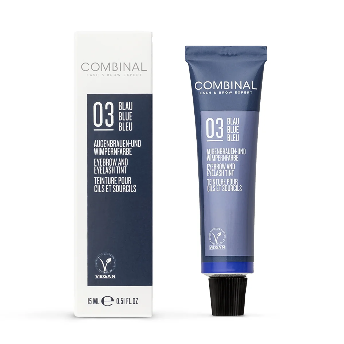 Combinal Teinture de cils en tube 15ml