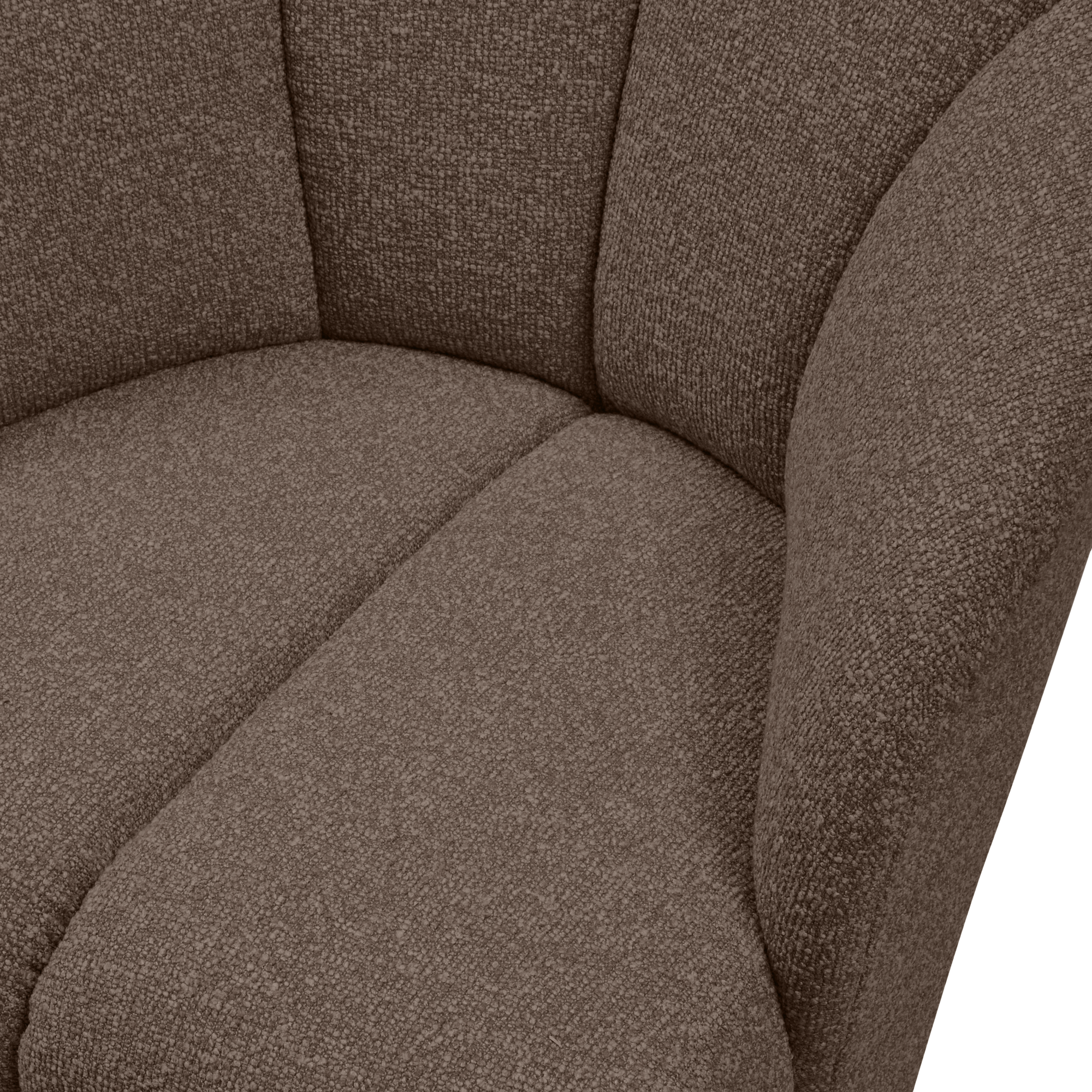 Draaifauteuil Mojo Mojo Draaifauteuil - Bouclé - Bruin Melange