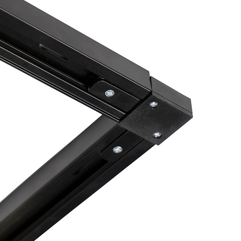 Smart railsysteem zwart met goud 1-fase 5-lichts incl. Wifi GU10 - Iconic Jeana