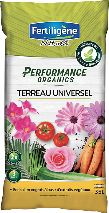 Terreau universel Fertiligène Performance Organics 36
