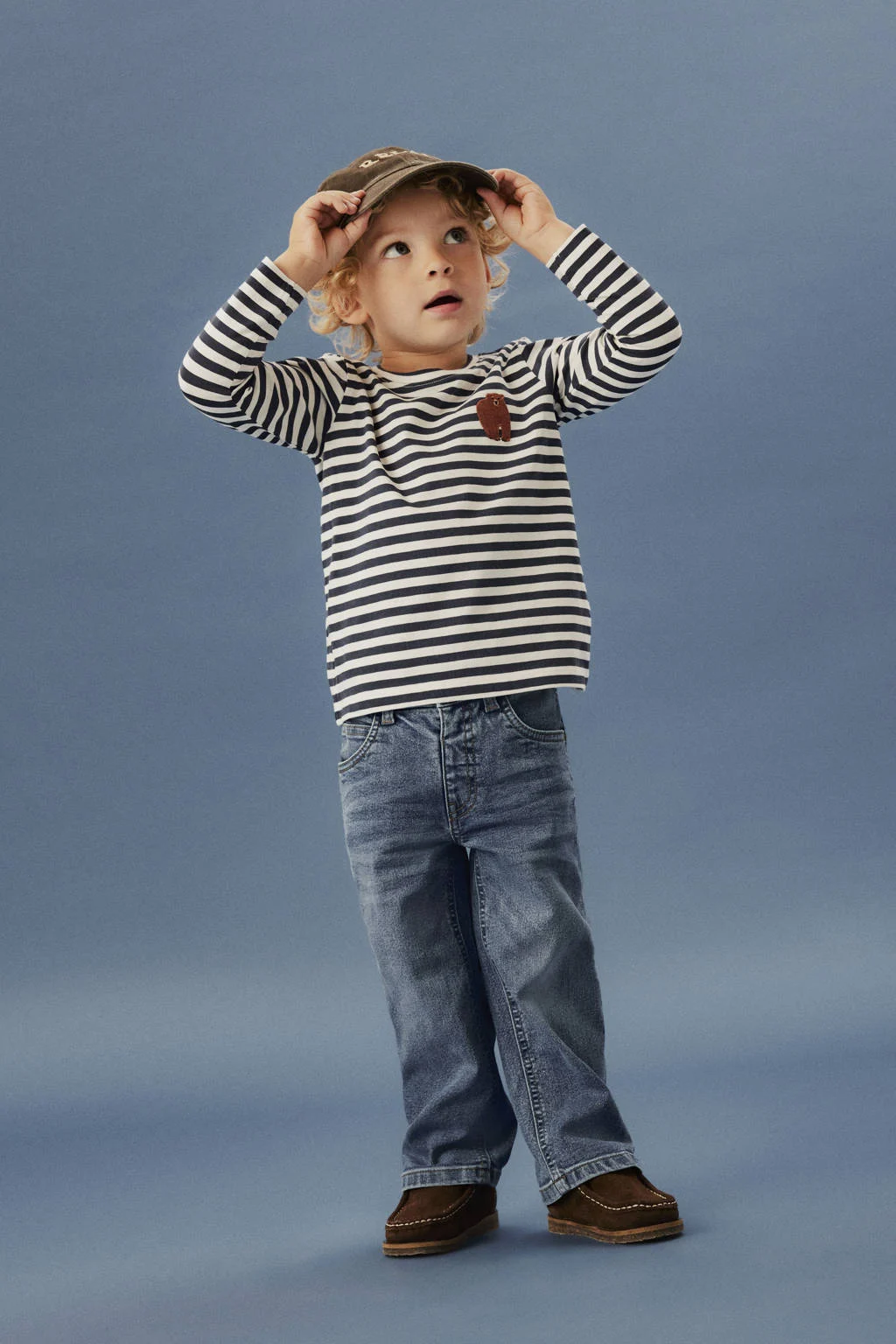 NAME IT MINI longsleeve donkerblauw