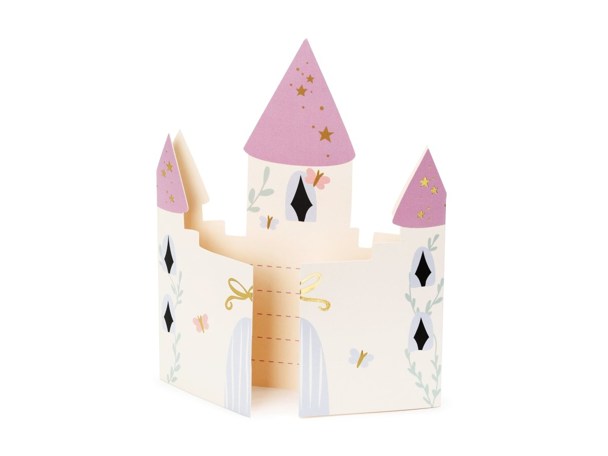 Prinsessen Uitnodigingen 12,5cm 6st