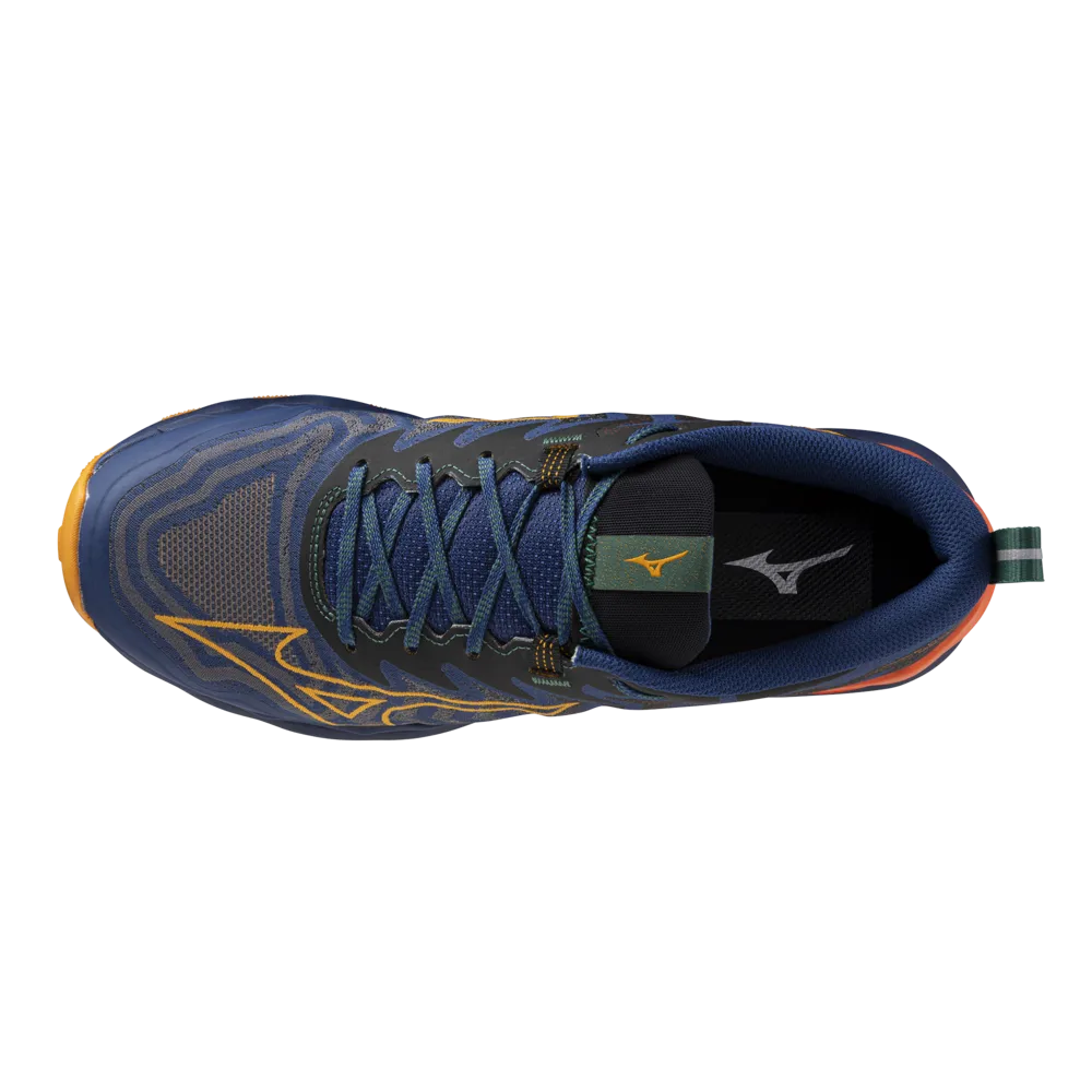 Mizuno Wave Daichi 8(M) Estate Blue/Apricot/Spicy Oran