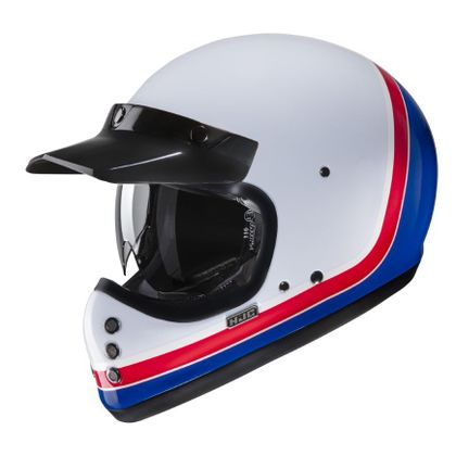 Casque Hjc V60 - SCOBY - Bleu / Rouge