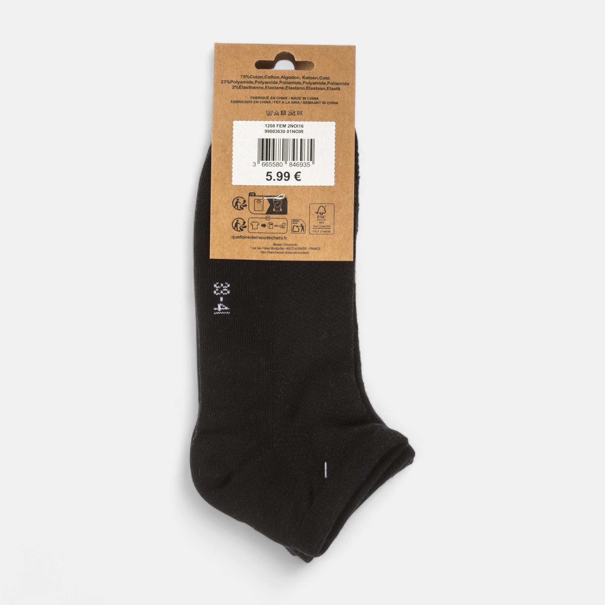 Chaussettes Femme noir