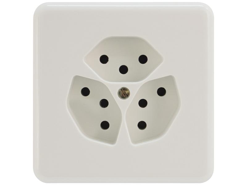 Mica UP-Steckdosen 3x T13 Unterputz-Steckdose