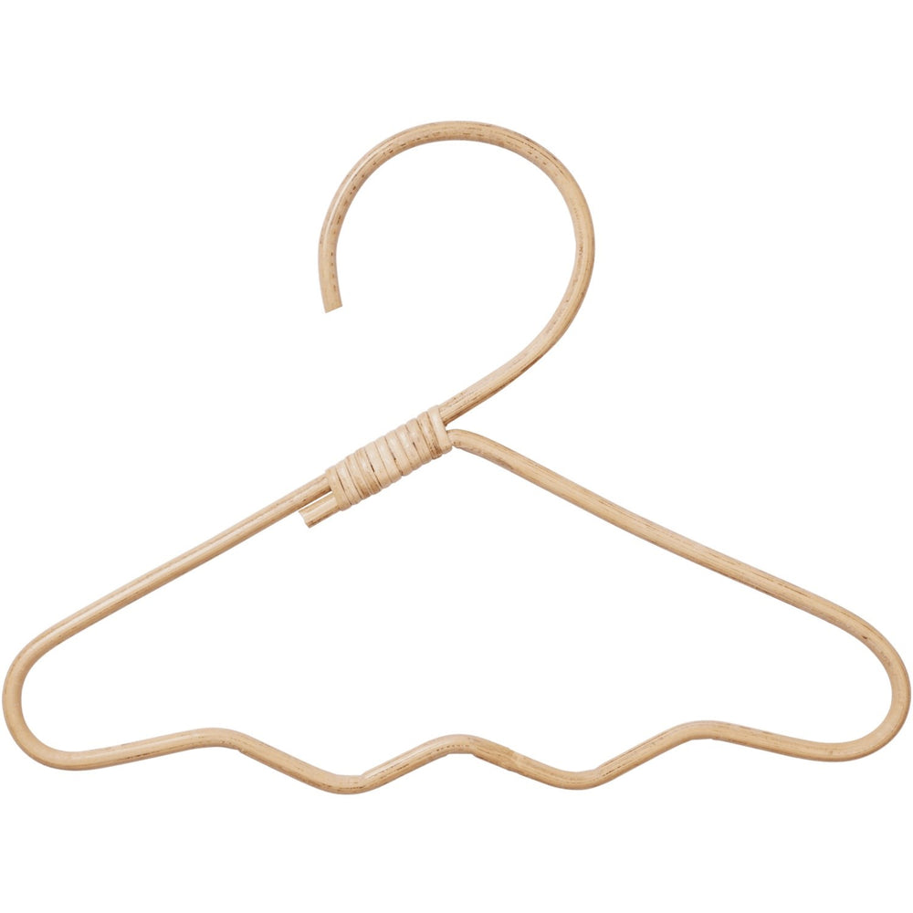 Køb Ferm Living Natural Wavi Tøjbøjler 3-Pak