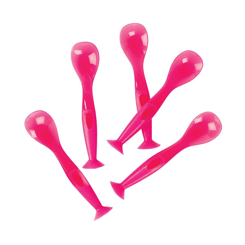 Set de 5 cuillères - Rose - Doré