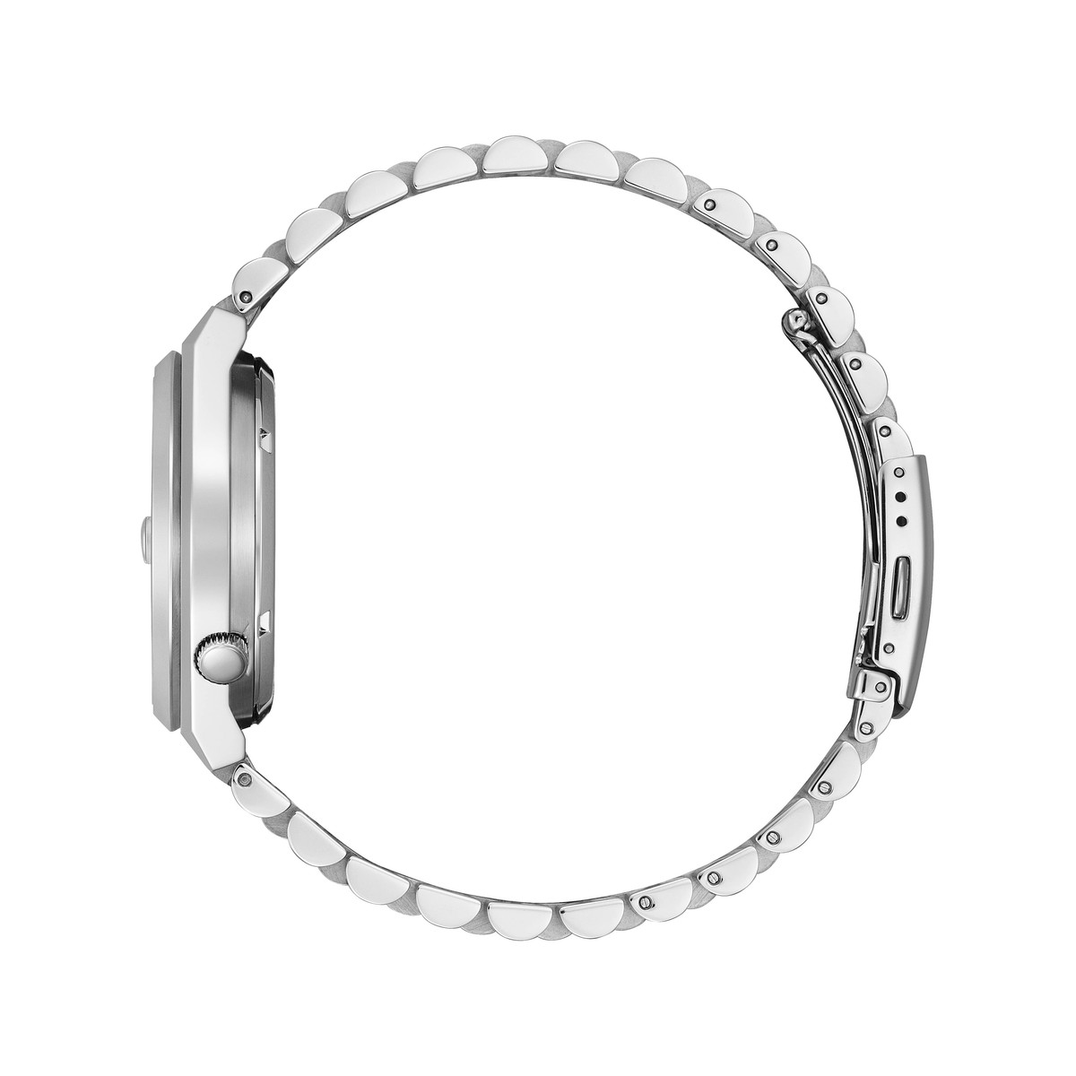 Montre CITIZEN tsuyosa homme automatique bracelet acier gris