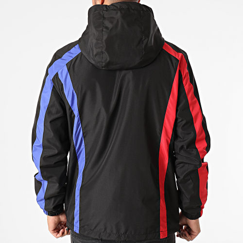 Veste Zippée Capuche Paname Noir Bleu Rouge