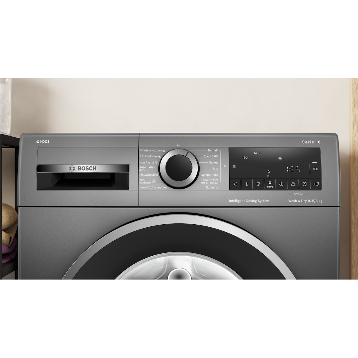 Bosch Kombinert vaskemaskin/tørketrommel WNG254ARSN