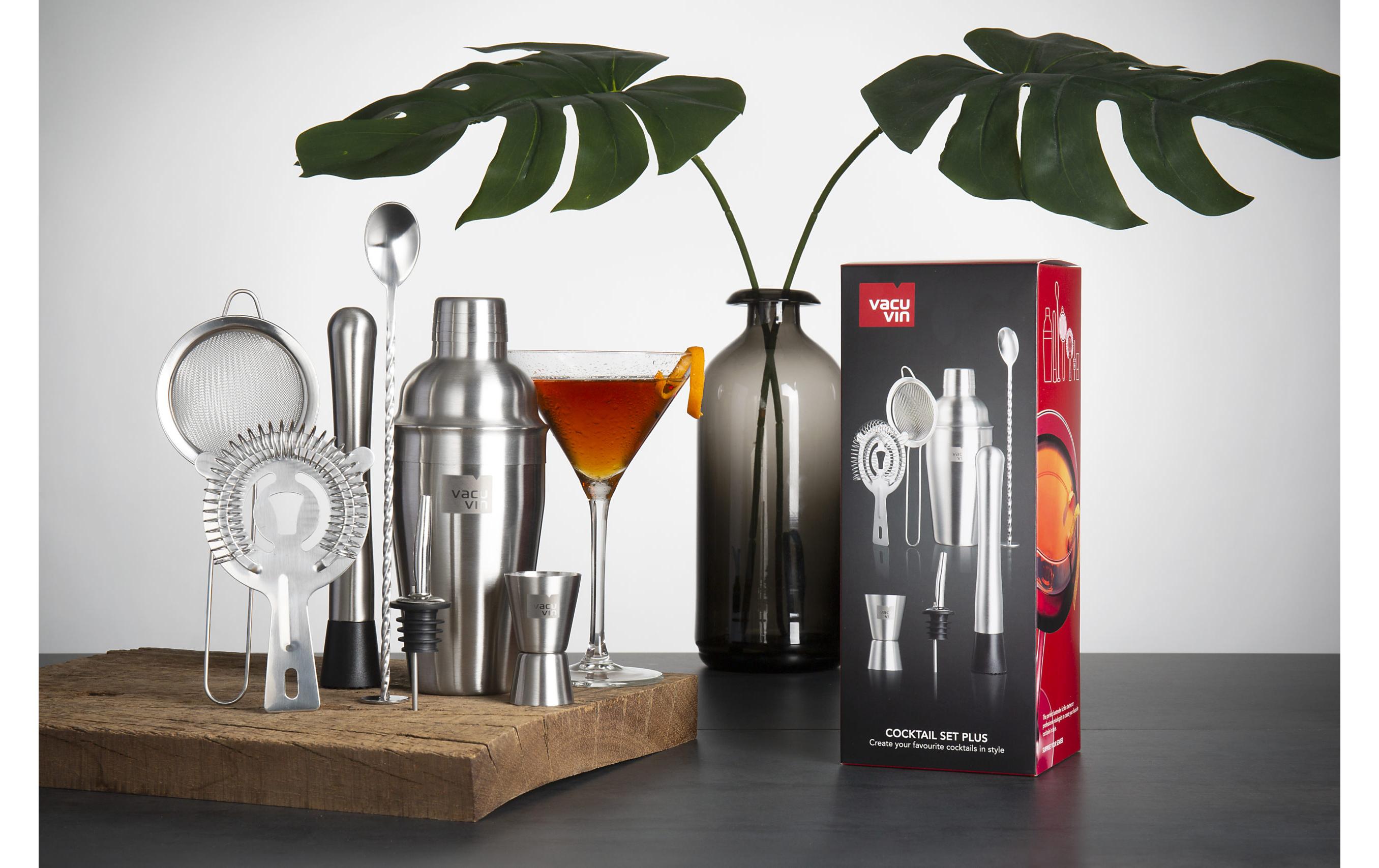 Drink Mixer Set Cocktail Set 7-teilig 550 l, SilberCocktail Set