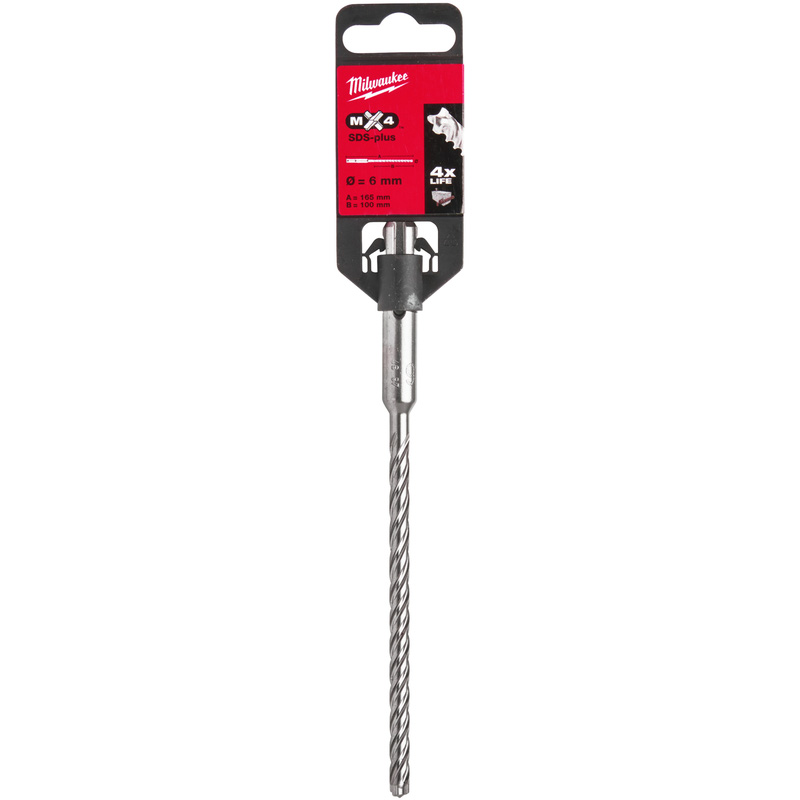 Milwaukee SDS-plus hamerboor MX4 6x165 mm