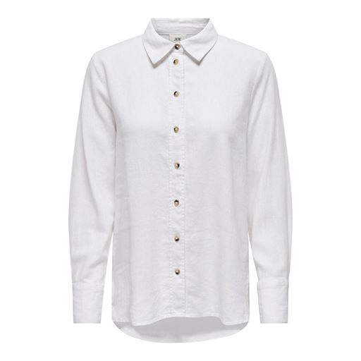 JDY Say Linen Skjorte, Bright White, M