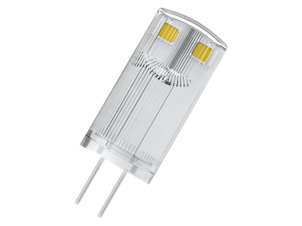 OSRAM PIN - LED-lyspære - form: T12 - G4 - 0.9 W (ekvivalent 10 W) - klasse F - varmt hvitt lys - 2700 K
