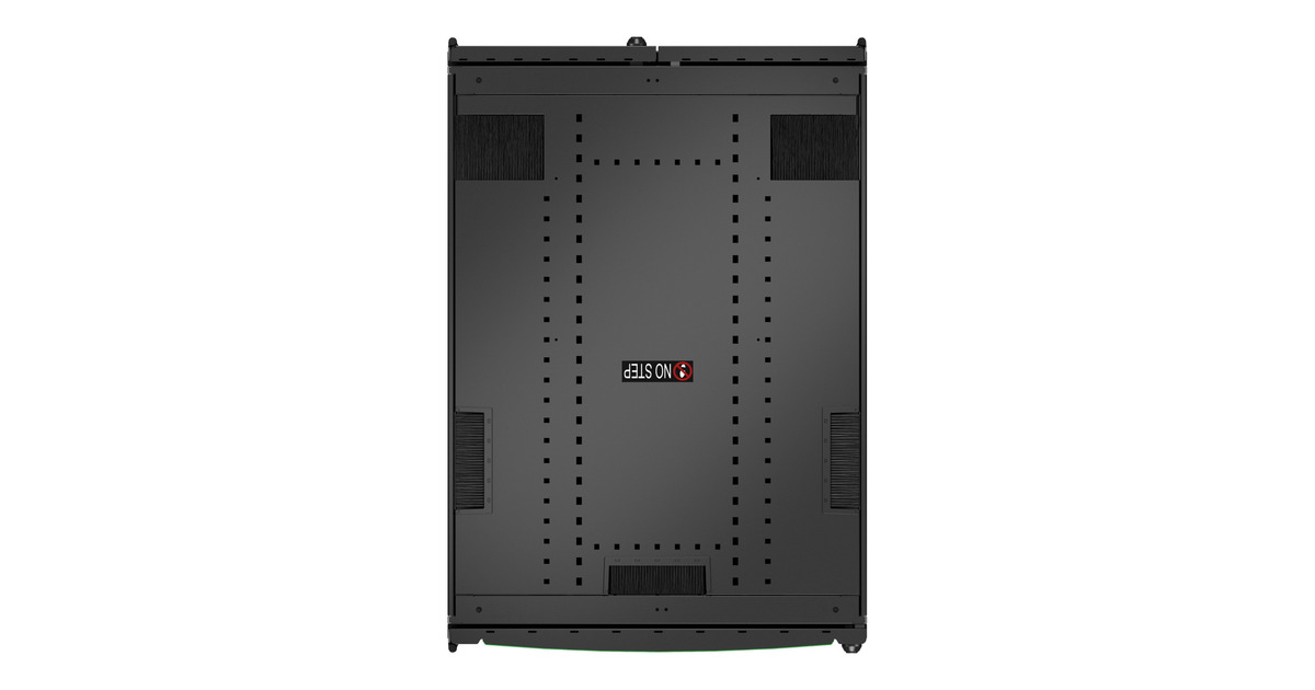 APCNetShelter SX Gen 2 AR3155B2, 45U server rack  (Zwart/groen, 75(b) x 212,4(h) x 107(d) cm, met zijkanten)