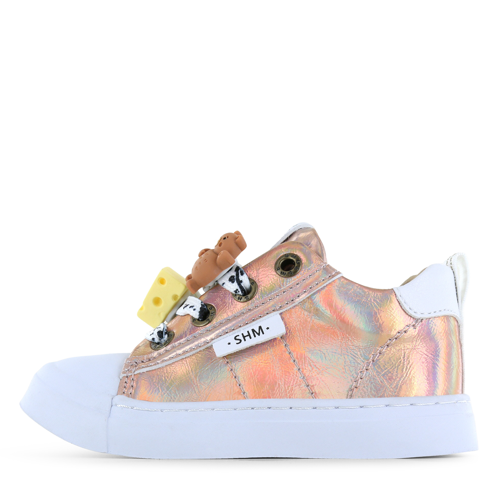 Shoesme metallic roze sneaker Metallic, Microfiber leer | Meisjes schoenen