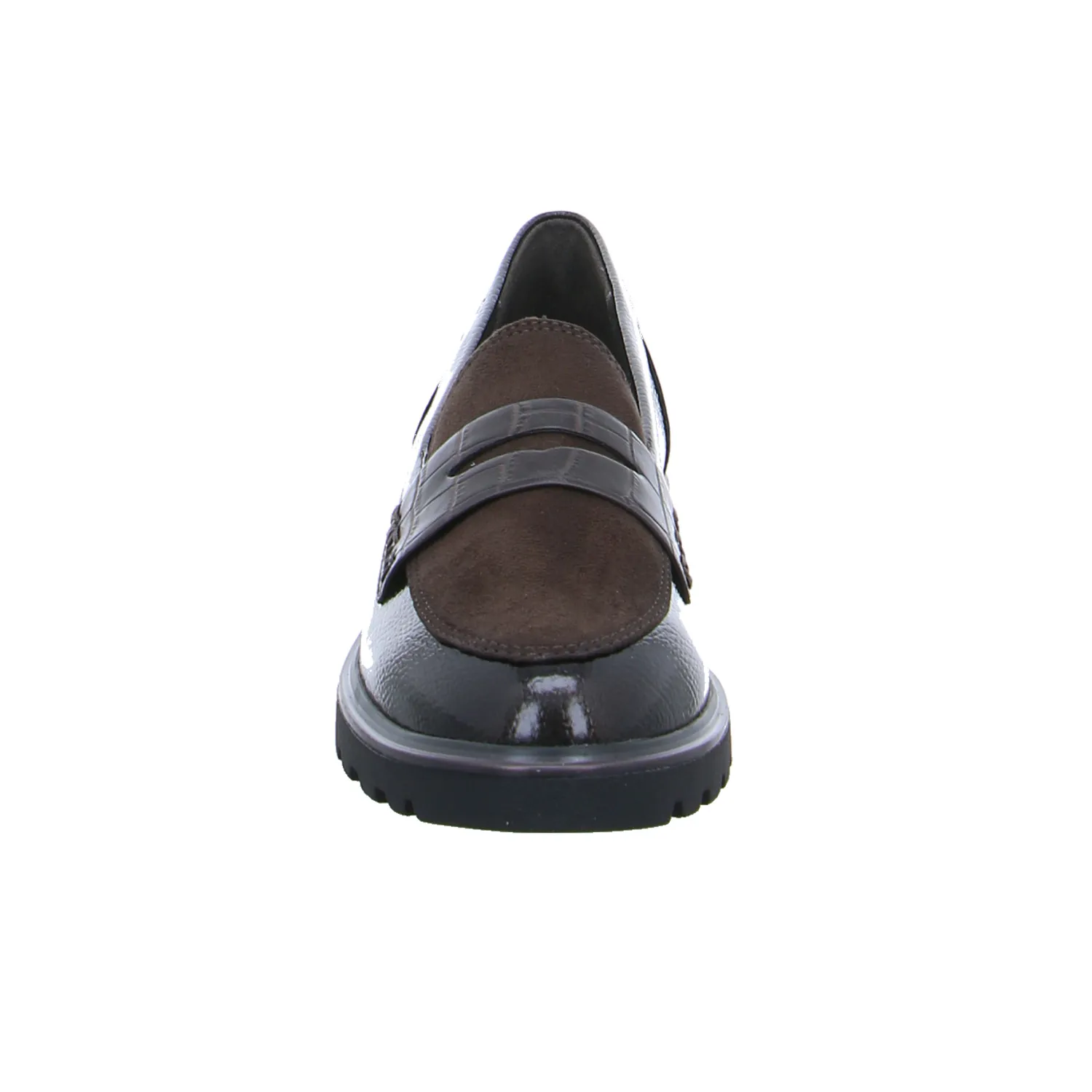 TAMARIS Slipper Braun Lederimitat
