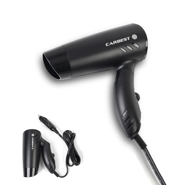 Sèche cheveux Carbest pour allume cigare 12V 10W