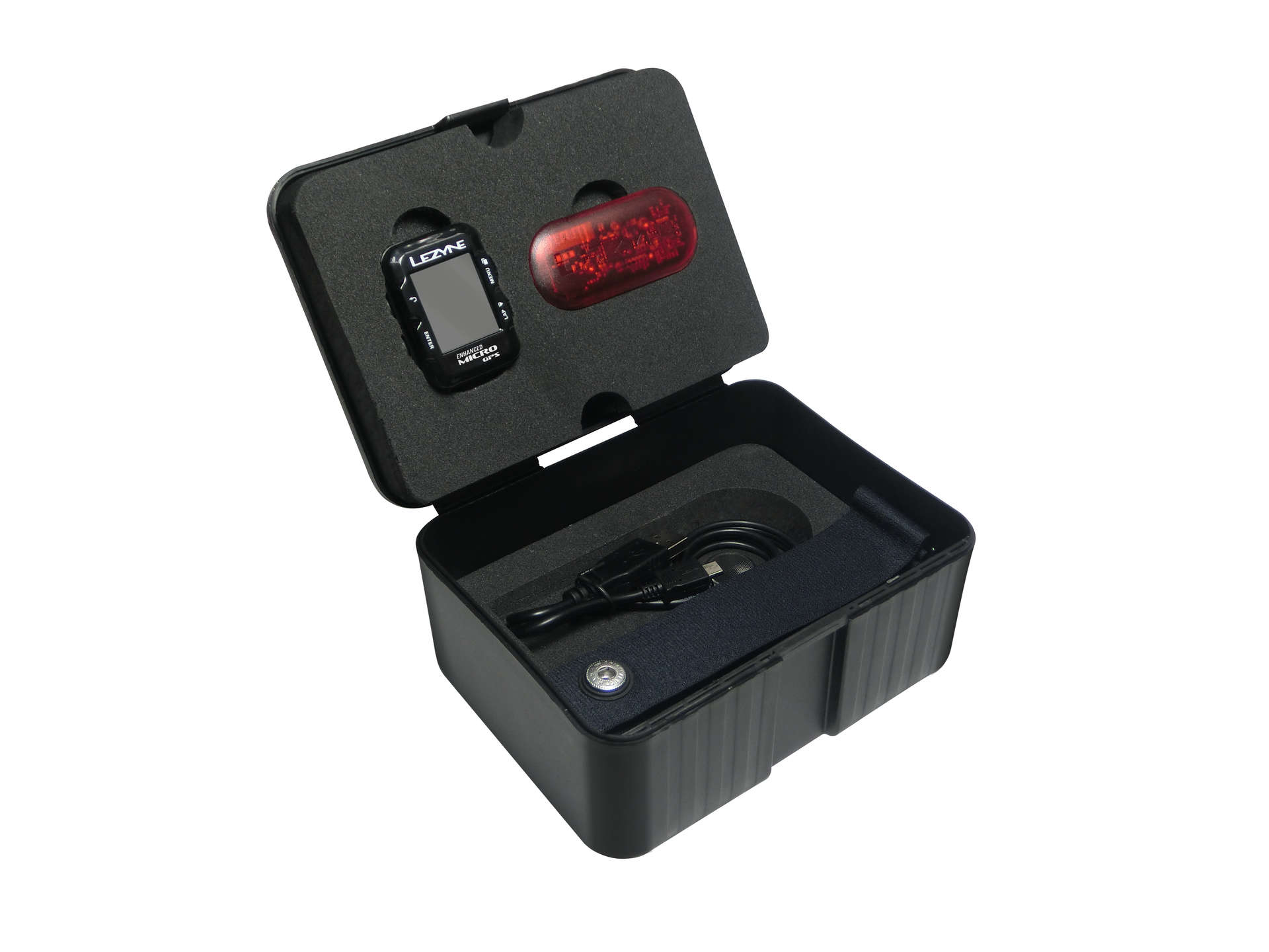 Lezyne Micro GPS HR Loaded Zwart