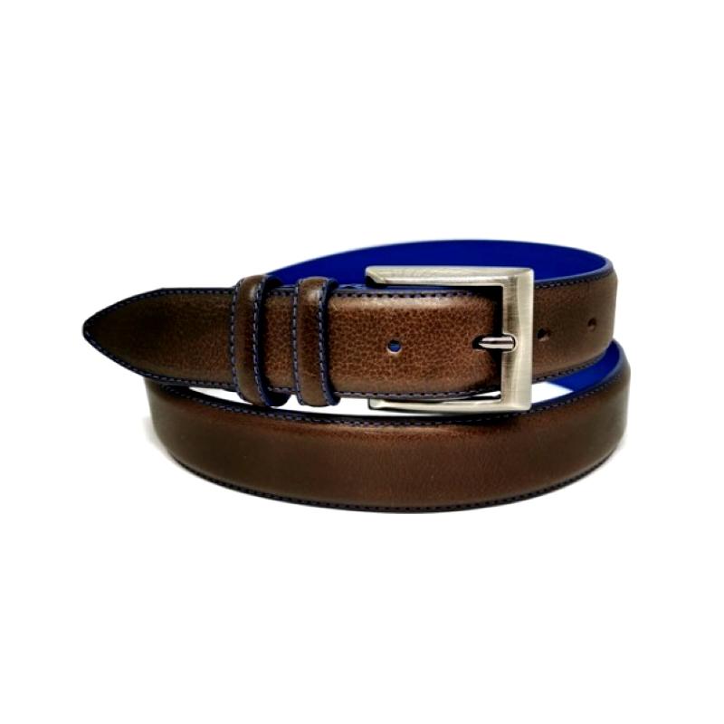 Milano Belts Heren Centuur Florence Donkerbruin