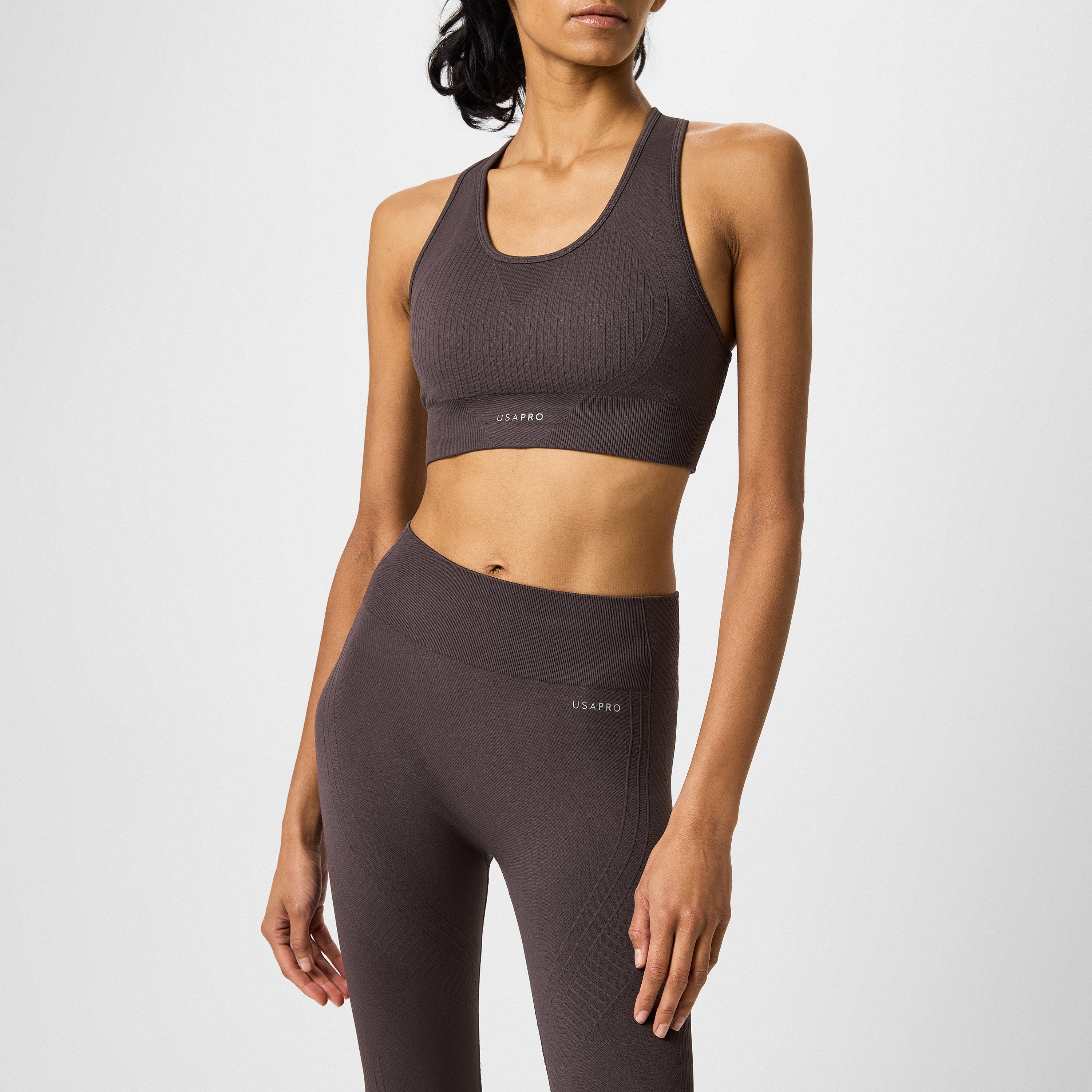 USA Pro UP Seamless Crop Sports Bra