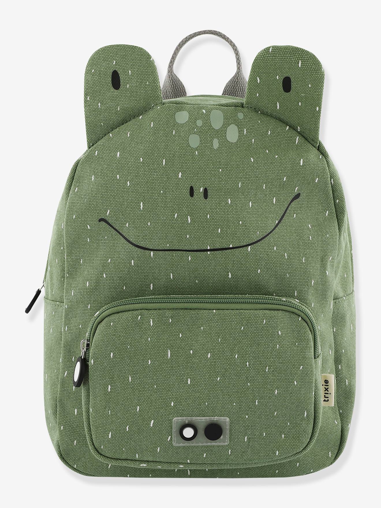 Mochila TRIXIE com estampa de animais, amarelo escuro, lisa.